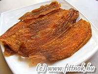 Vega “bacon”, azaz pácolt, aszalt padlizsán